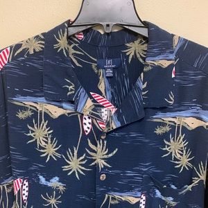 George Short-Sleeve Patriotic Stars & Stripes Surf Boards Hawaiian Shirt 🇺🇸🇺🇸🇺🇸